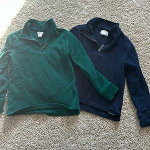 EUC crewcuts quarter zips